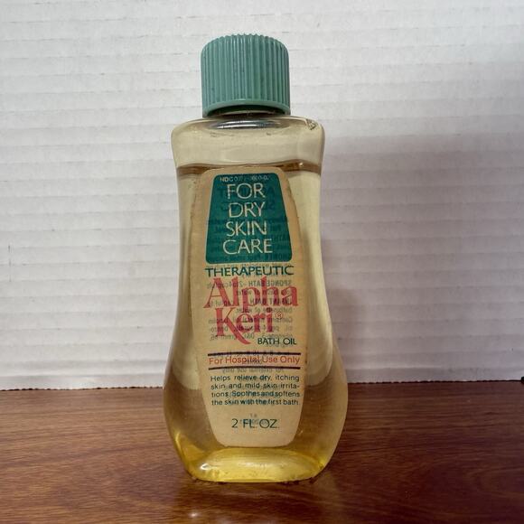 Discontinued 1980’s Alpha Keri BATH OIL 2oz - Picture 1 of 3